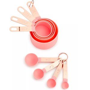 Art & Cook 8-Pc. Nylon Measuring Cup/Spoon Set with Stainless Steel Handles